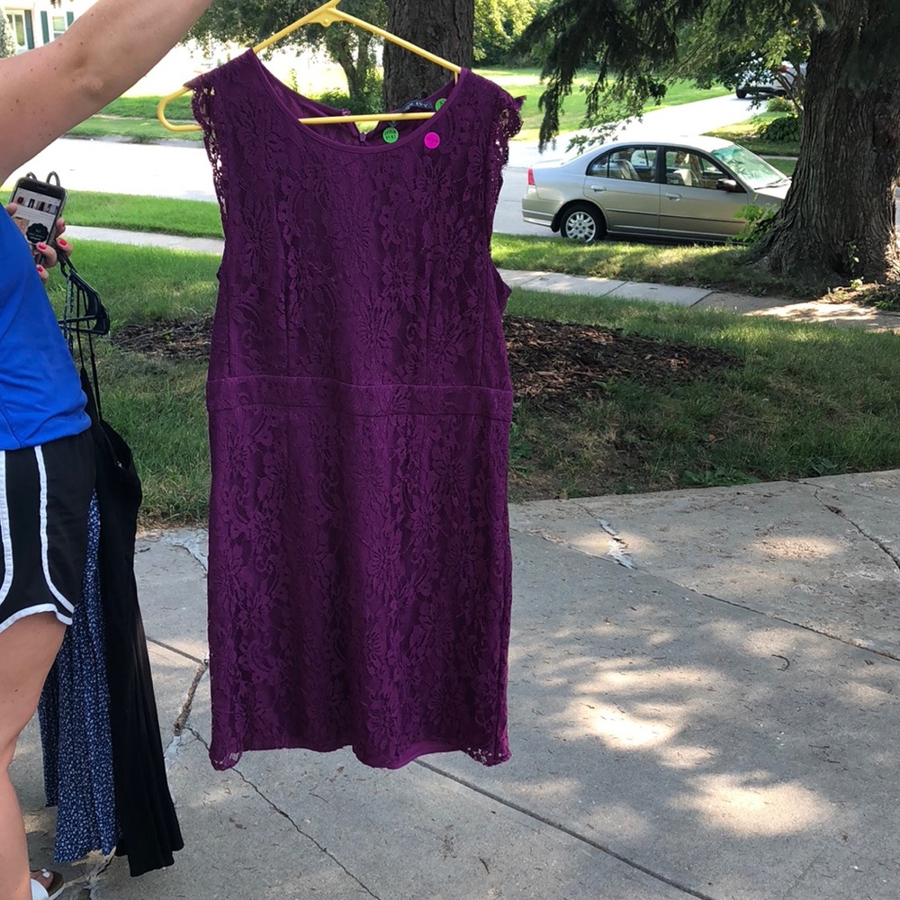Purple dress
